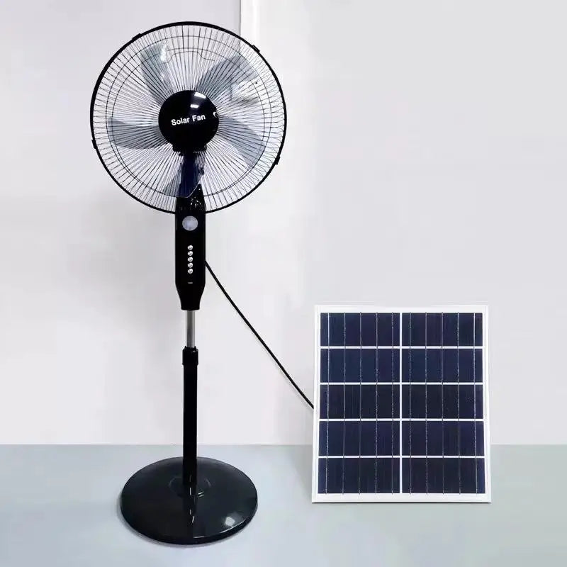 Ventilateur solaire 16 pouces  25W 100-240V (Solar stand fan)